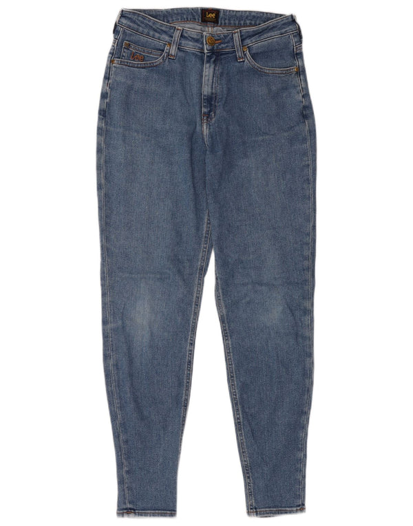 Damskie jeansy slim fit LEE W30 L31 Niebieskie bawełniane