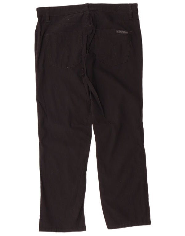 Damskie spodnie casual Calvin Klein Jeans US 6 Small W32 L26 Czarny klasyczny