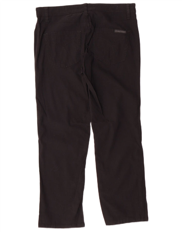 Damskie spodnie casual Calvin Klein Jeans US 6 Small W32 L26 Czarny klasyczny