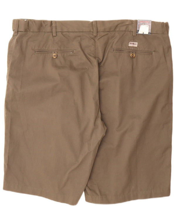 Męskie spodenki chino Marks & Spencer Blue Harbor W44 2XL, bawełna khaki