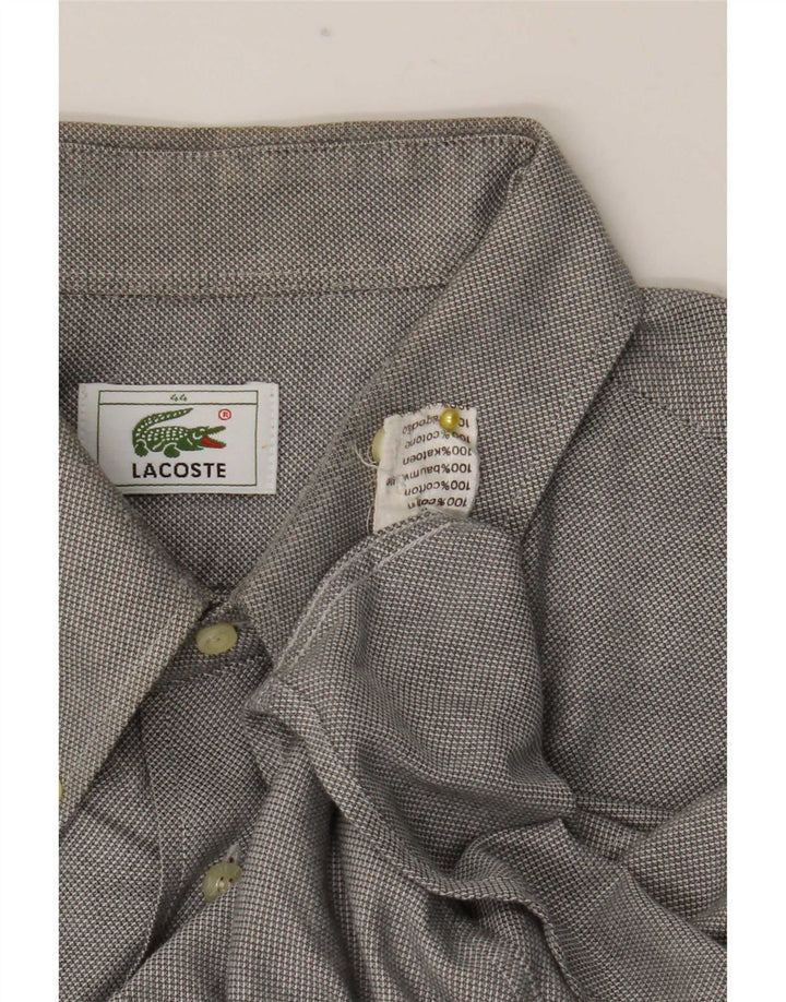 Koszula męska Lacoste rozmiar 44 XL, szara, bawełniana