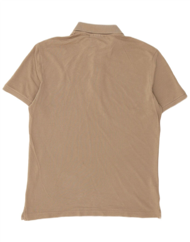Męska koszulka polo Lacoste Slim Fit, rozmiar 4, średnio brązowa, bawełniana
