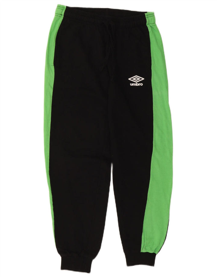 Damskie spodnie dresowe UMBRO Joggers UK 12 Średni czarny, blok kolorów