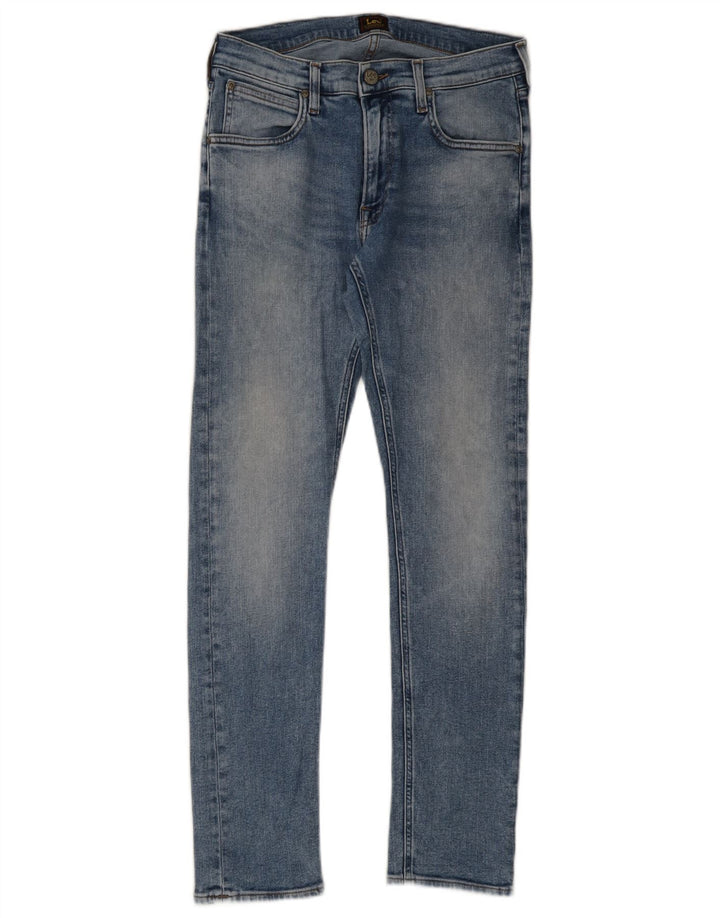 Lee Męskie Luke Slim Jeans W31 L30 Niebieskie bawełniane