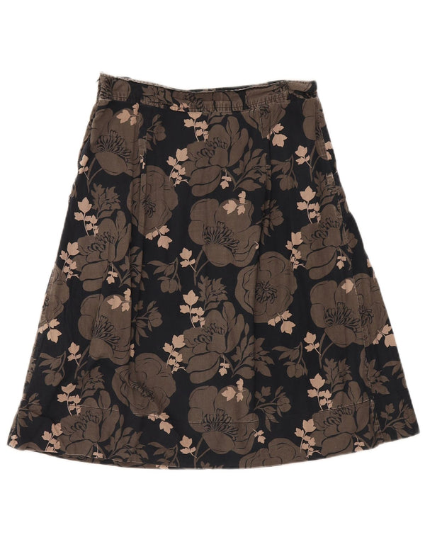 Spódnica damska Boden w kształcie litery A UK 12 Medium W29 Granatowo-kwiatowa