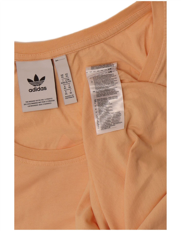 Adidas Męska Kamizelka Top XL Pomarańczowa Bawełna