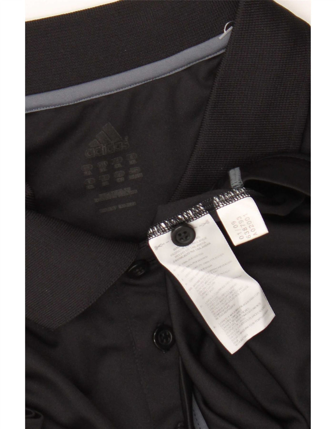 Męska koszulka polo Adidas 2XL Czarny poliester