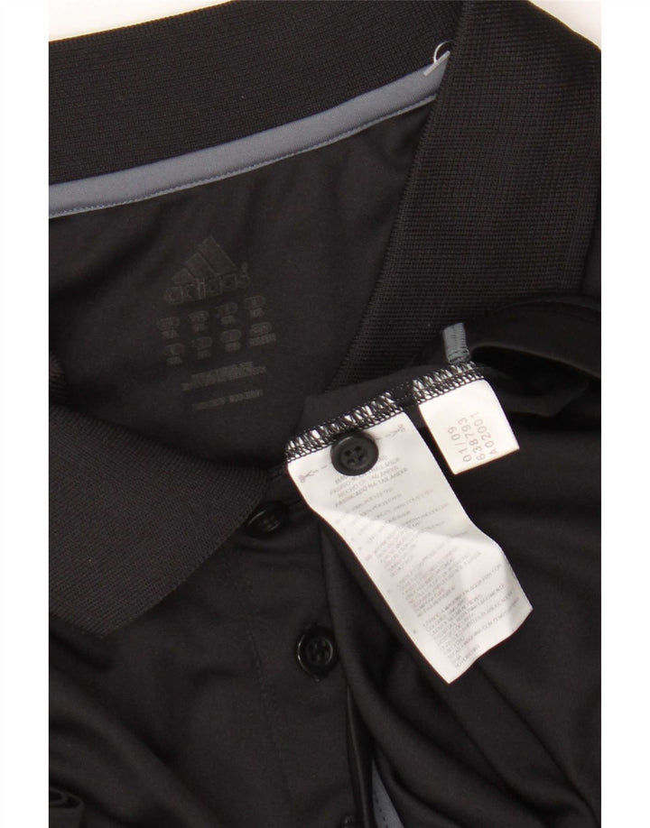 Męska koszulka polo Adidas 2XL Czarny poliester