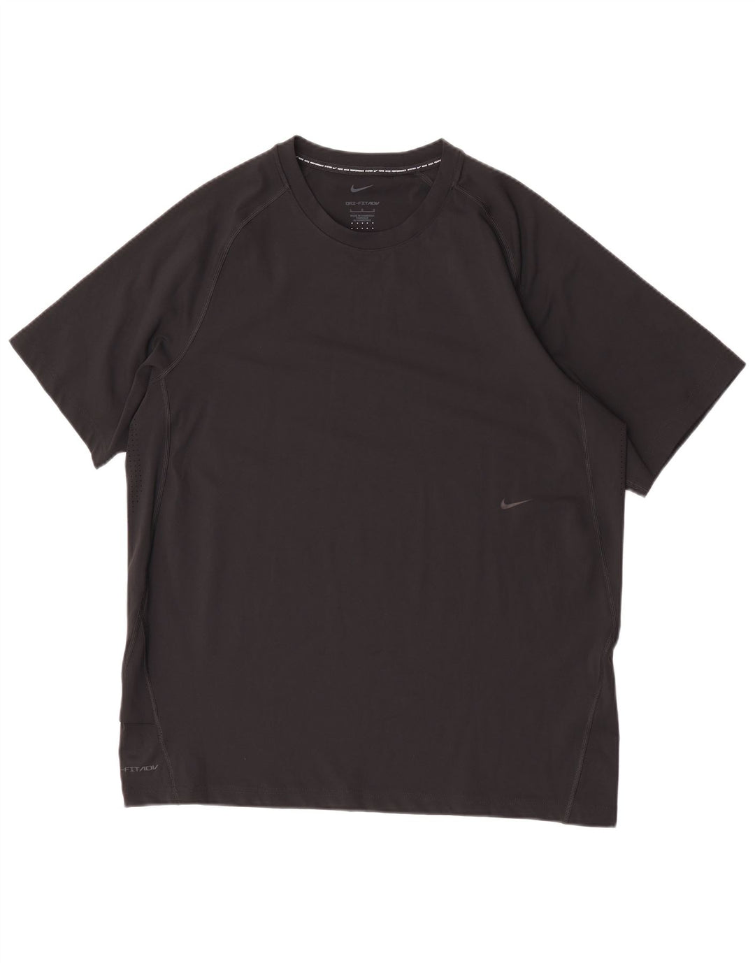Męski T-shirt Nike Dri Fit, duży, czarny, poliestrowy
