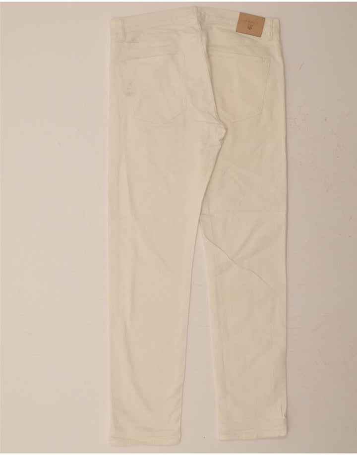 GANT Mens Slim Straight Jeans W35 L34 White Cotton Vintage Gant and Second-Hand Gant from Messina Hembry 