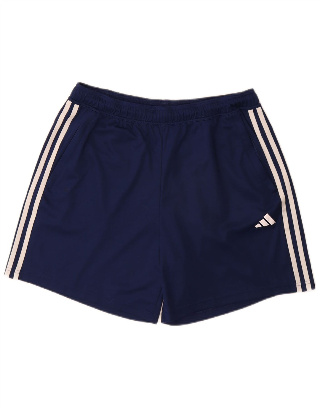 Męskie spodenki sportowe Adidas Aeroready o regularnym kroju, duże, granatowe, z poliestru