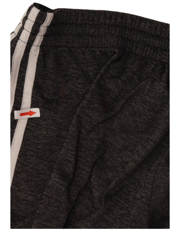 Adidas Męskie spodnie dresowe Joggery, duże, szare, nakrapiane poliester