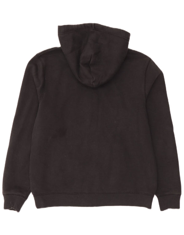 Męski sweter z kapturem i zamkiem błyskawicznym Jack Wills, duży, czarny, bawełniany