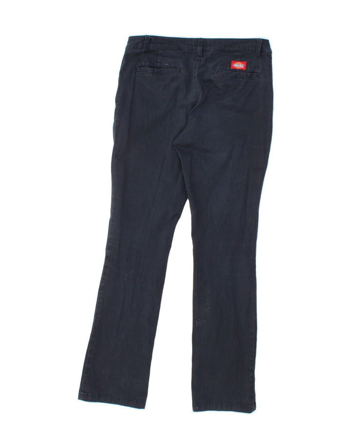 DICKIES Womens Straight Chino Trousers US 9 Medium W30 L31  Navy Blue Vintage Dickies and Second-Hand Dickies from Messina Hembry 