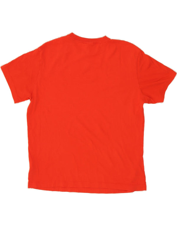 NIKE Mens T-Shirt Top Medium Red Cotton
