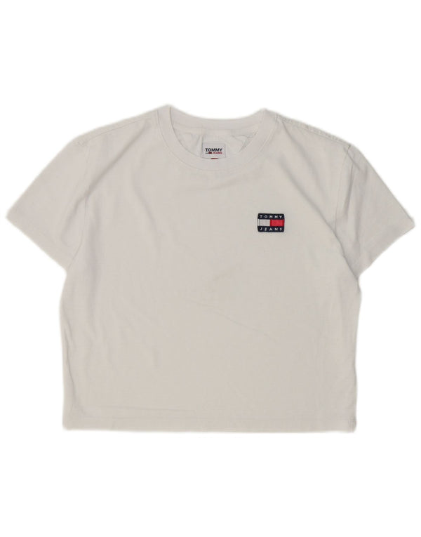 Damska krótka koszulka Tommy Hilfiger Top UK 10 Small White