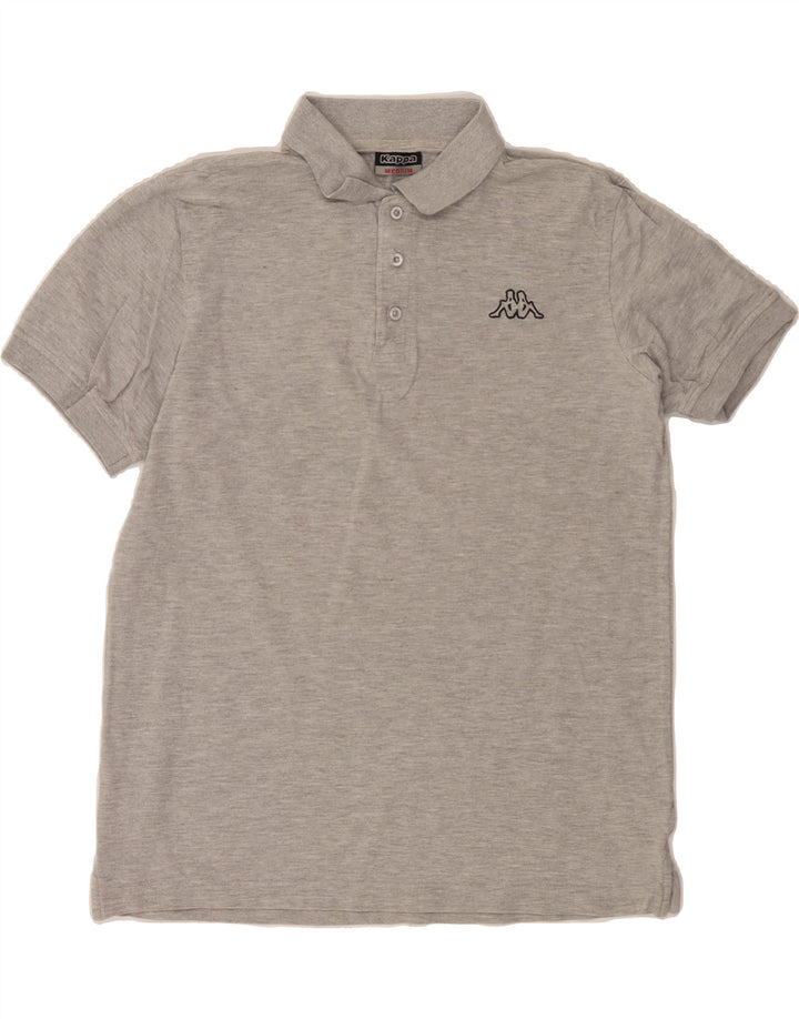 KAPPA Mens Polo Shirt Medium Grey Cotton Vintage Kappa and Second-Hand Kappa from Messina Hembry 