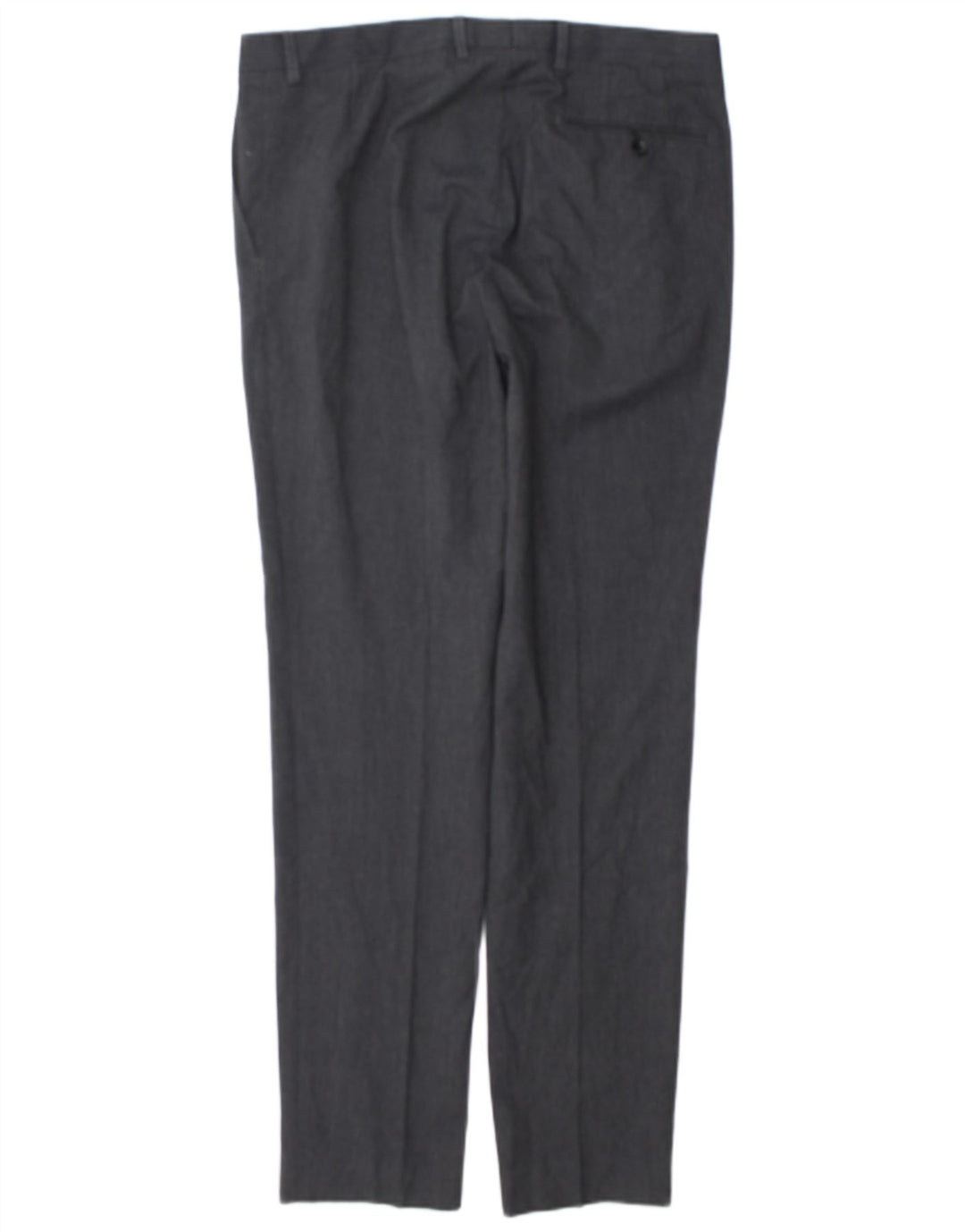 Marks & Spencer Męskie spodnie garniturowe Super Slim Fit W34 L33 Szary poliester