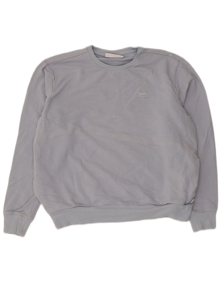 Sweter damski Fila UK 16, duży, niebieski, bawełniany