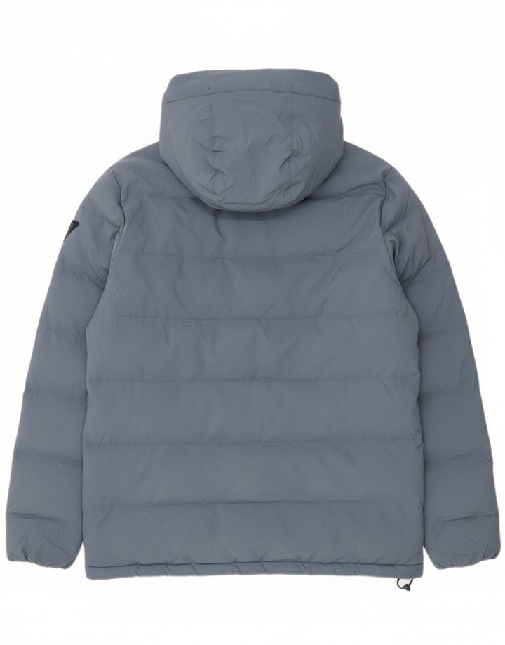 Męska ocieplana kurtka z kapturem Musto UK 38, średni niebieski poliester