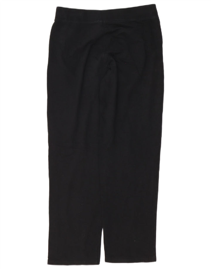 Damskie spodnie dresowe MARKS & SPENCER UK 12, średnie, czarne, bawełniane