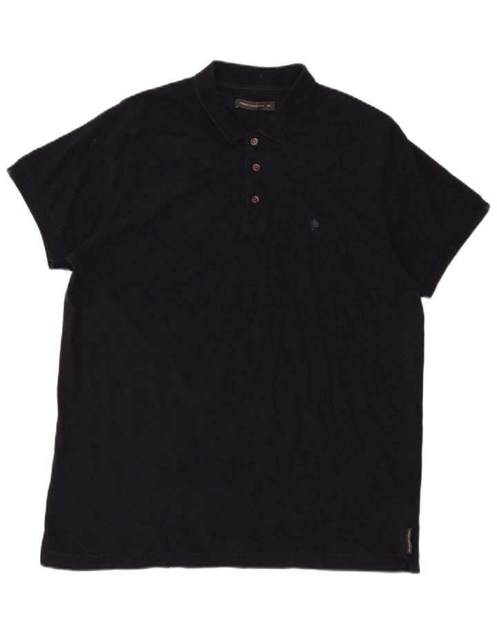 Męska koszulka polo French Connection 2XL, granatowa, bawełniana