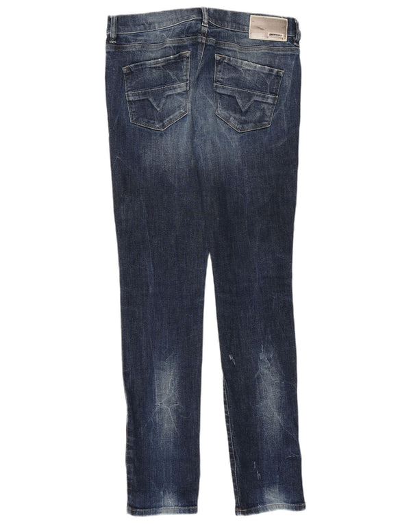 DIESEL Damskie HI-VY Super Slim Straight Jeansy W32 L29 Niebieskie