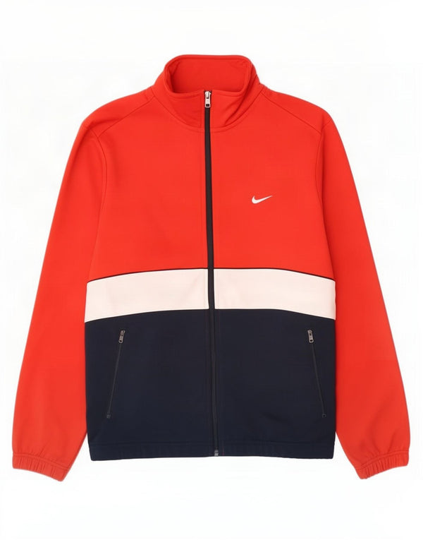 Męska kurtka dresowa Nike, poliester w kolorze średniej czerwieni
