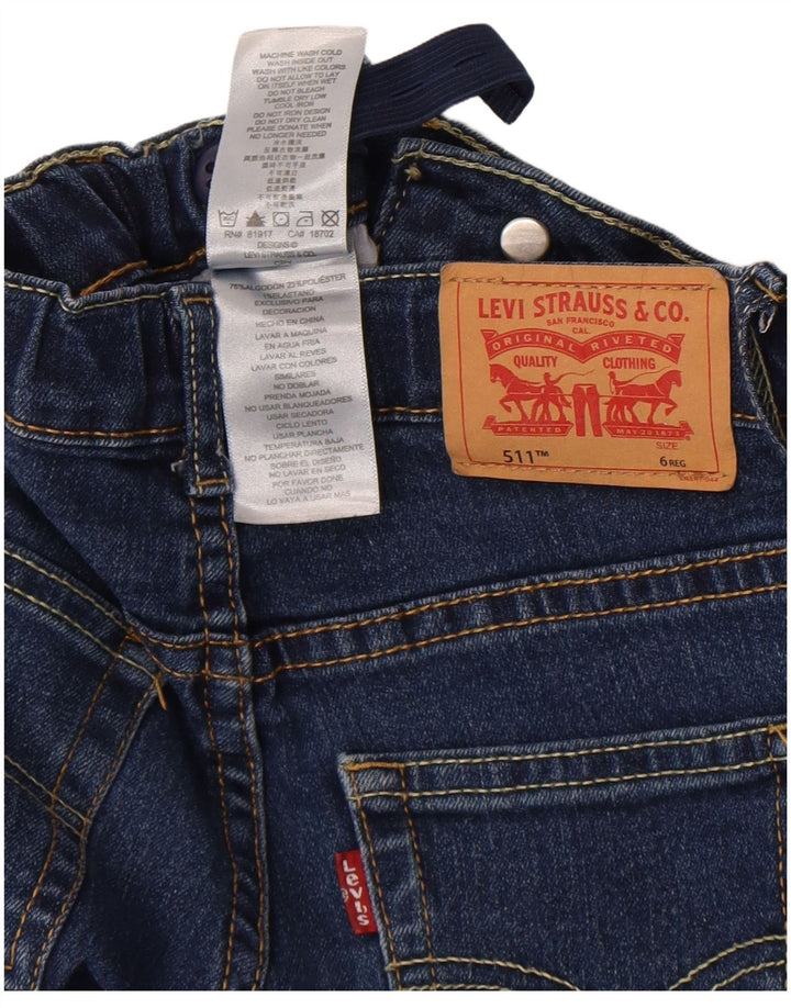 Levi's Boys 511 Slim Jeans 5-6 lat W22 L19 Niebieska bawełna