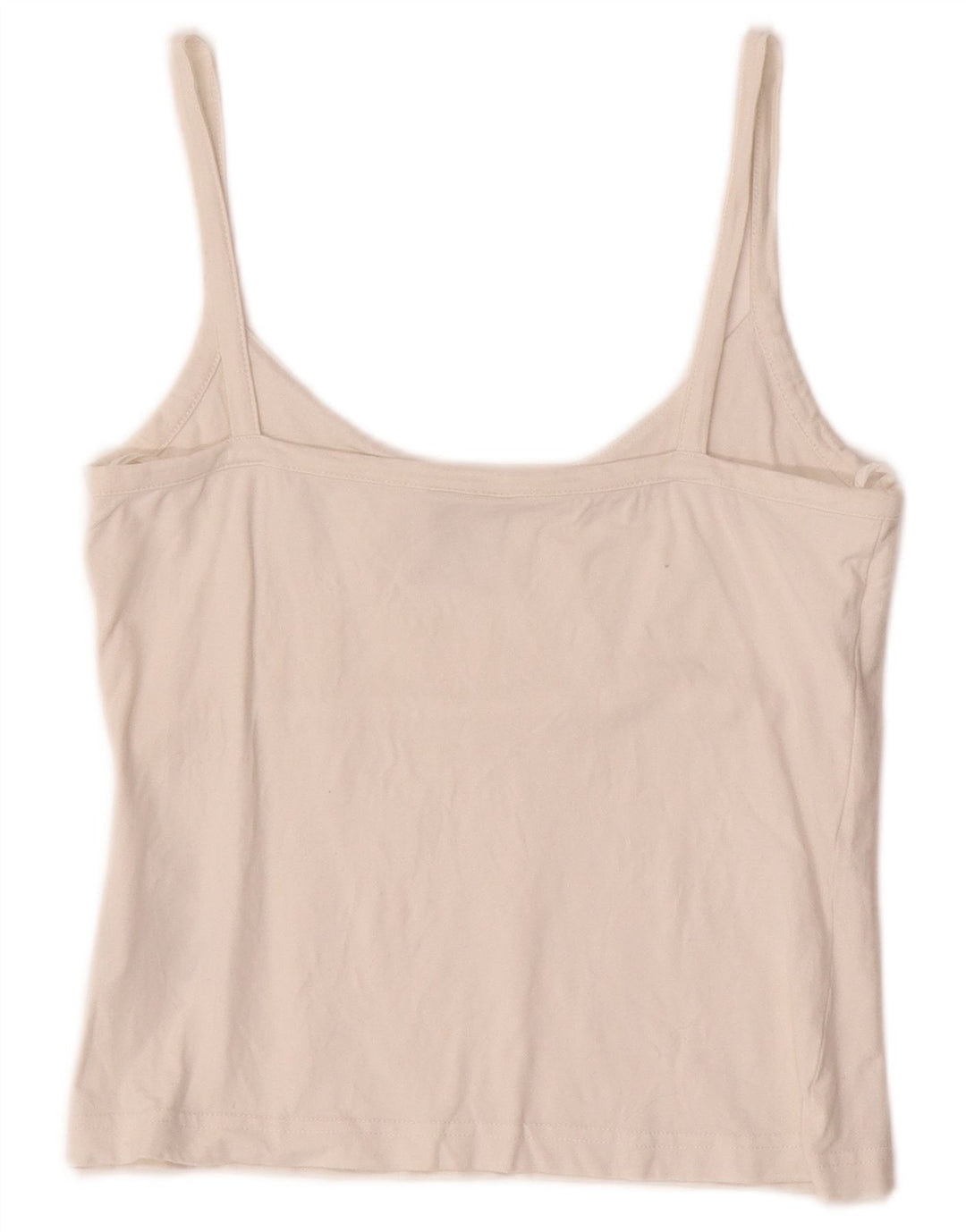 Damski top ADIDAS na ramiączkach UK 12, średni, złamanej bieli, bawełniany