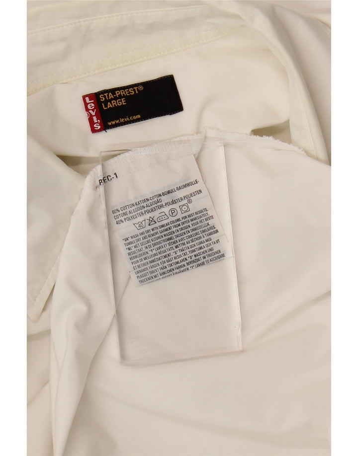 Koszula męska LEVI'S, duża, biała, bawełniana