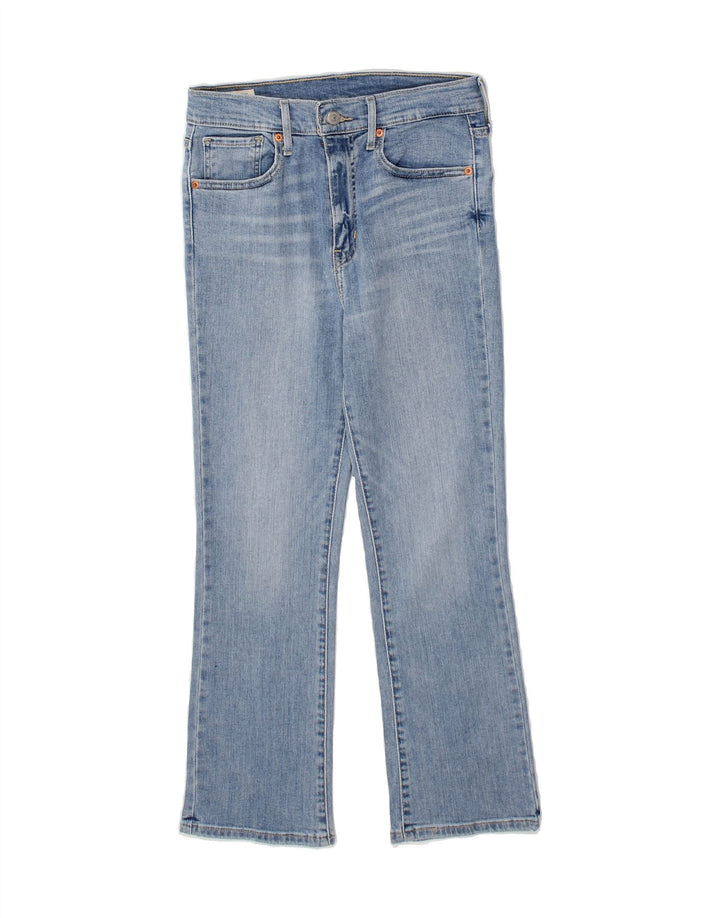 LEVI'S Womens Crop Straight Jeans W27 L26 Blue Cotton Vintage Levi's and Second-Hand Levi's from Messina Hembry 