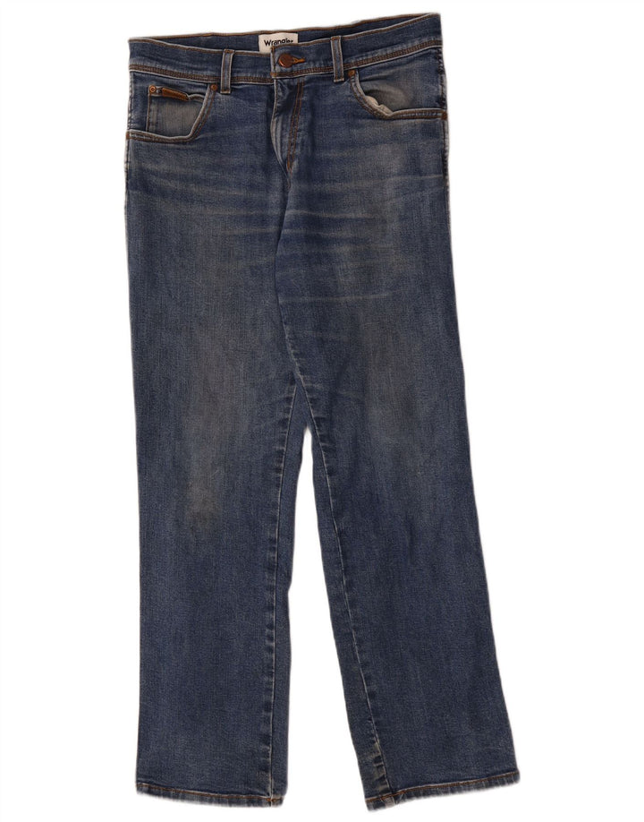 WRANGLER Mens Straight Jeans W30 L28 Blue