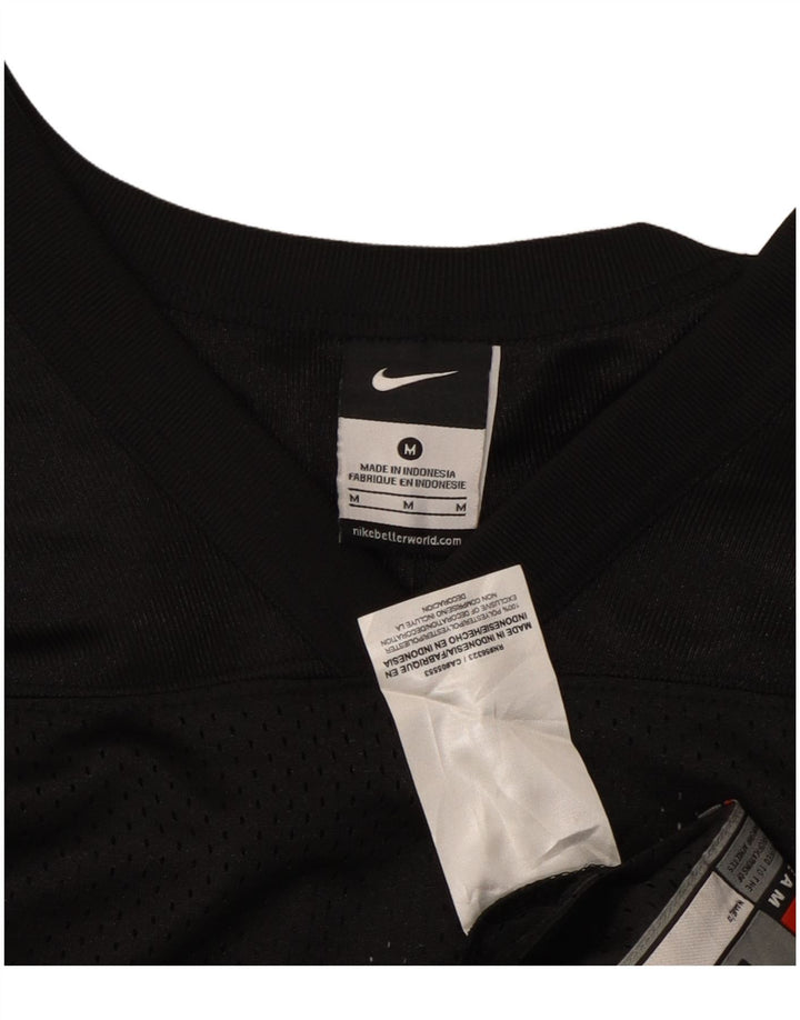 T-shirt damski NIKE Top UK 14, średni czarny poliester