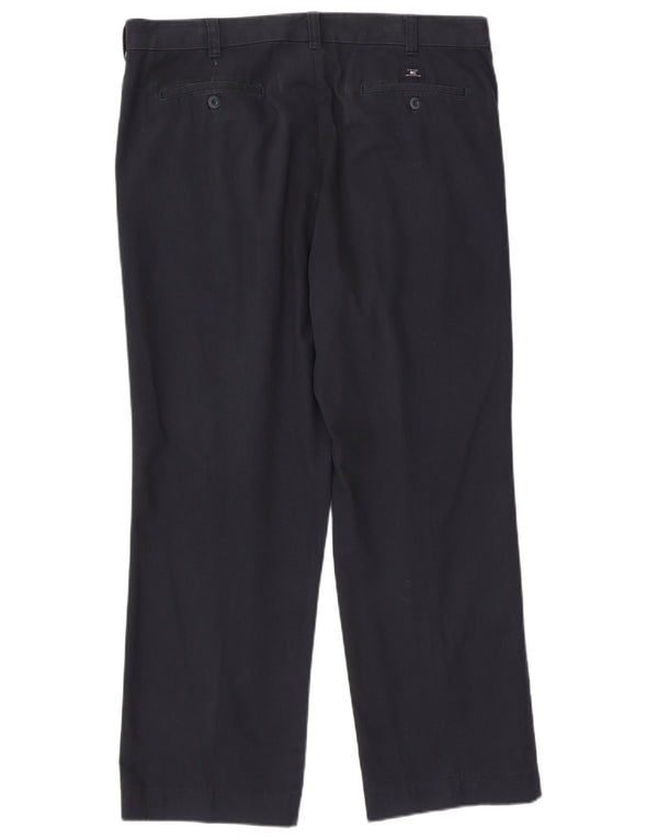 Spodnie męskie Marks & Spencer Blue Harbor Pegged Chino W38 L31 granatowe