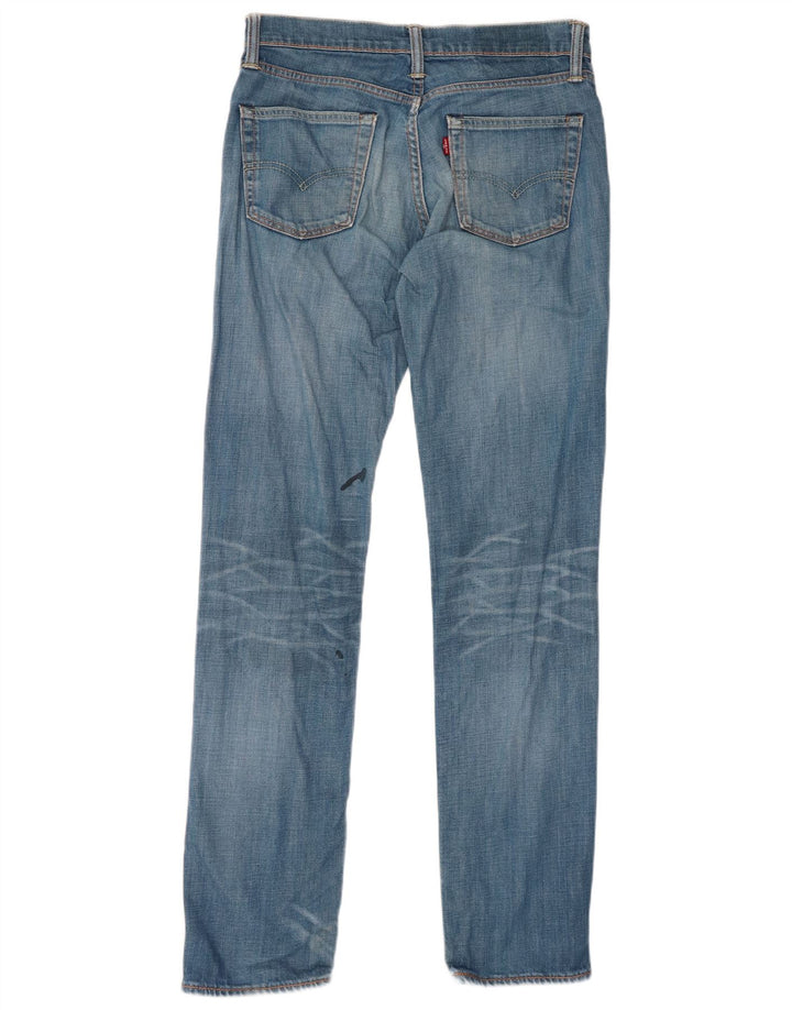 Męskie proste dżinsy LEVI'S W30 L33 niebieskie