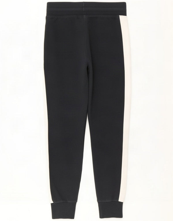 Puma Damskie spodnie dresowe Joggers UK 12 Średnia czarna Kolorblok