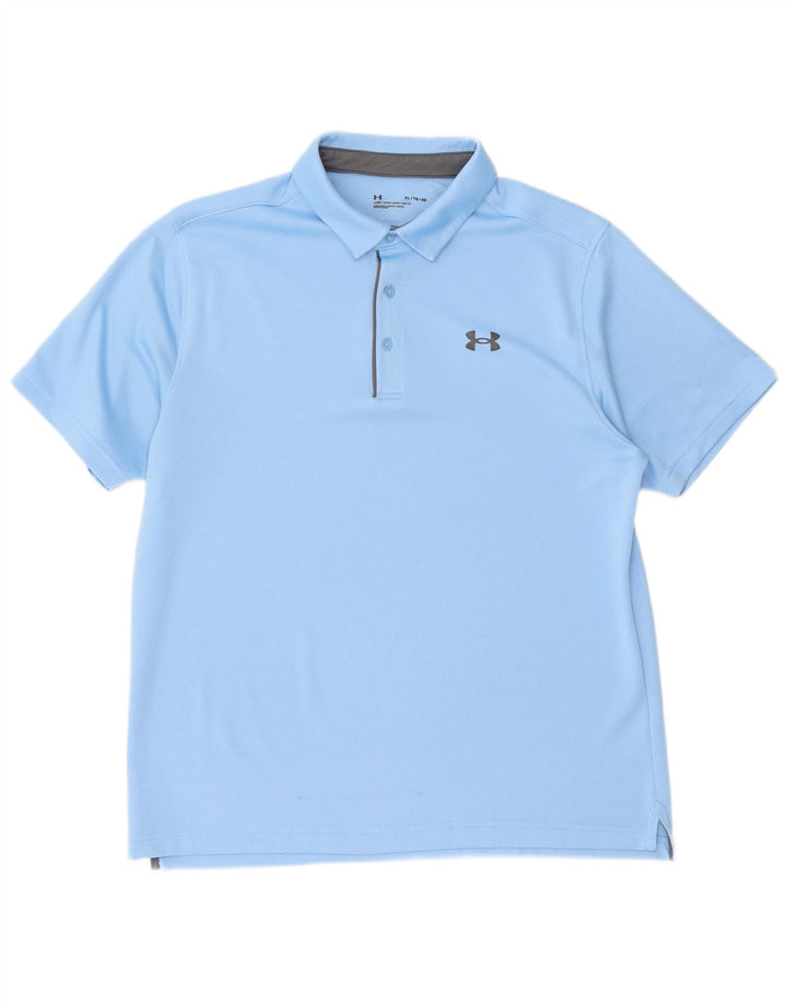 Męska koszulka polo XL Under Armour w kolorze niebieskim