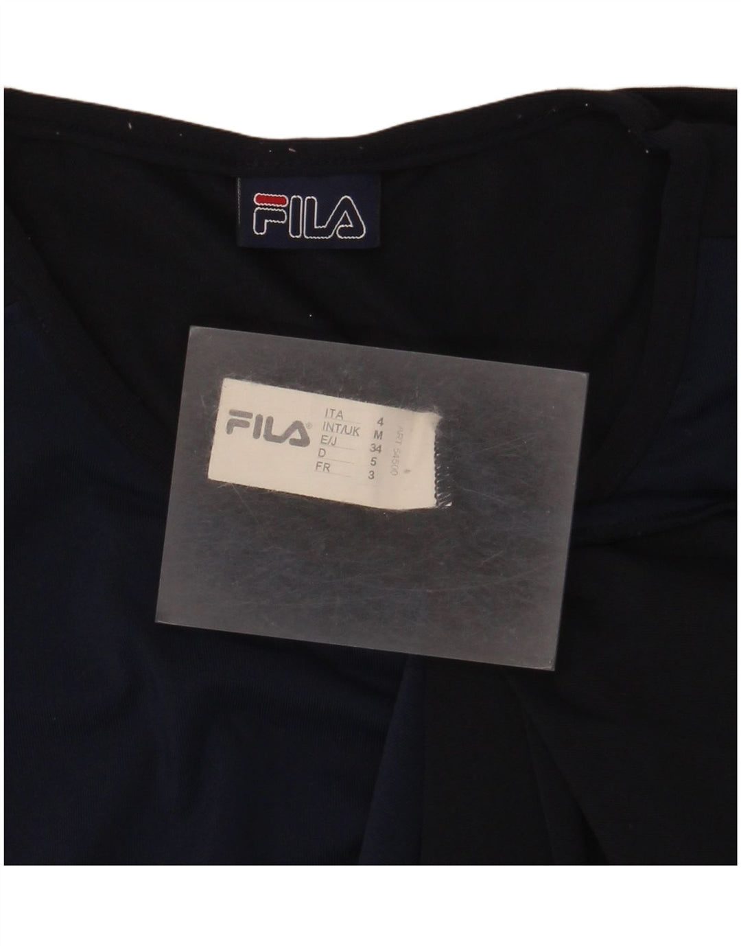 T-shirt damski Fila Top UK 12 Średni granatowy poliamid