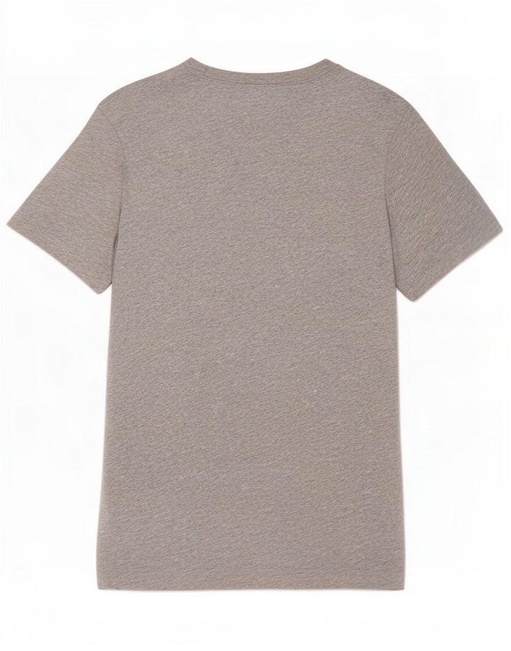 Męski T-shirt z grafiką Nike, mały, szary, nakrapiany