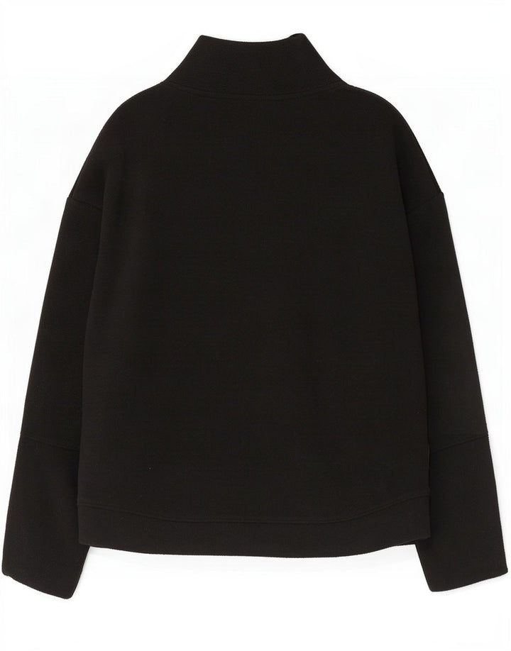 Damski sweter oversize Under Armour z grafiką polarową UK 10, mały, czarny