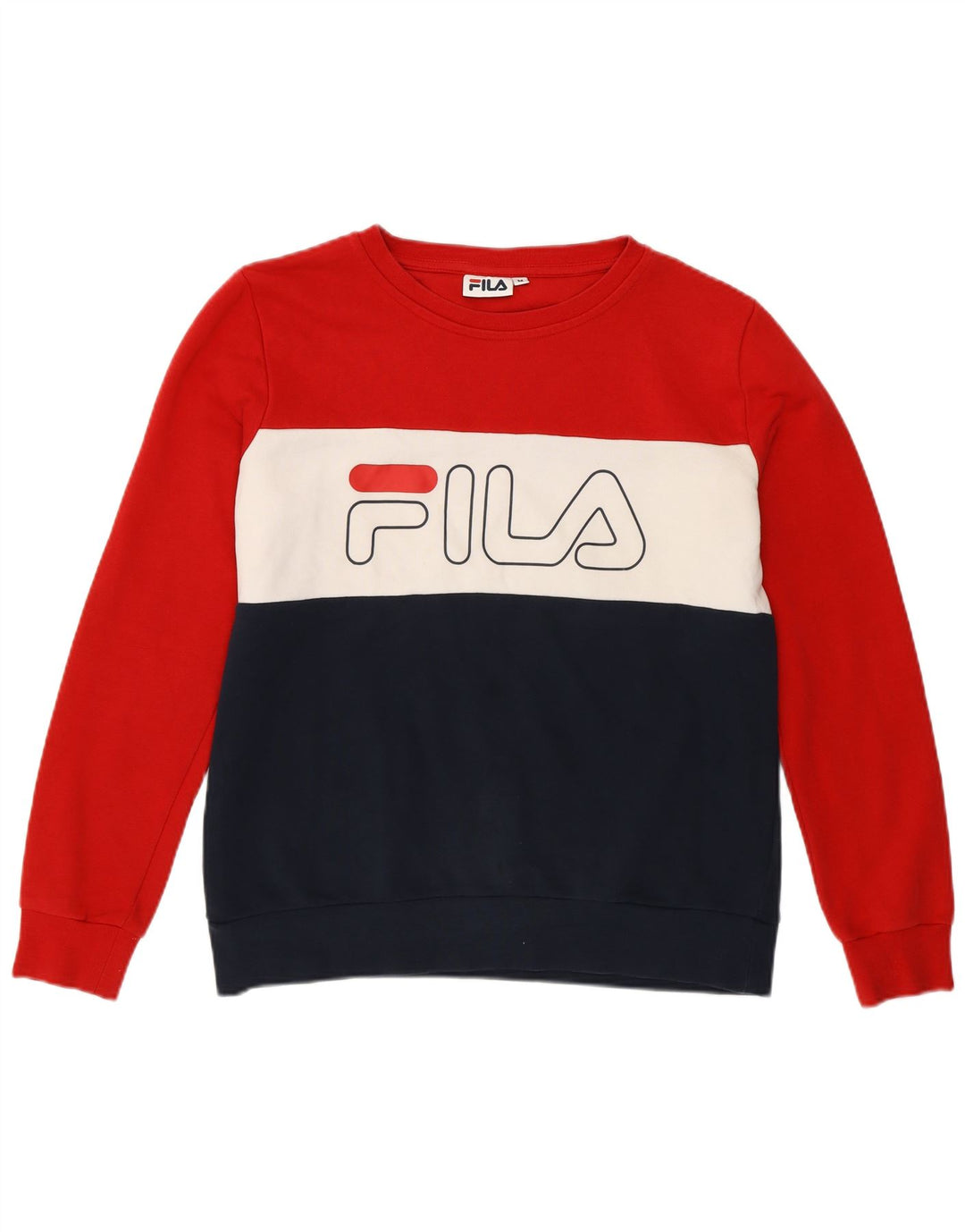 Bluza damska Fila Sweter UK 14 Średni wielobarwny blok kolorów