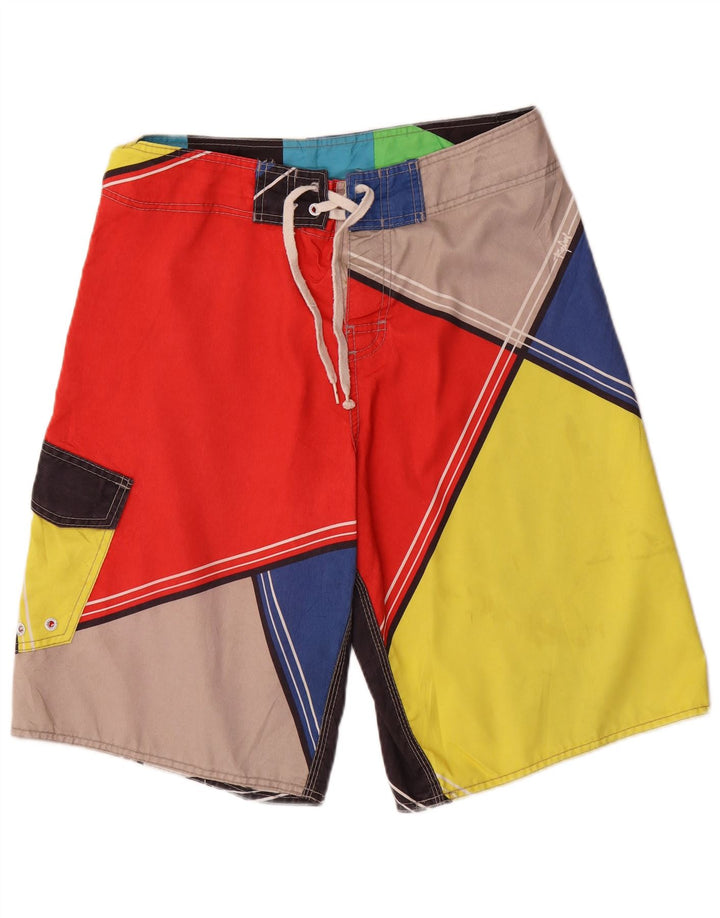 Męskie spodenki kąpielowe Rip Curl, średni wielokolorowy poliester z blokami kolorów