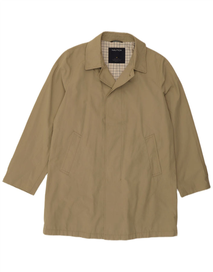 Płaszcz męski Nautica UK 38, średni, khaki, poliester, klasyczny