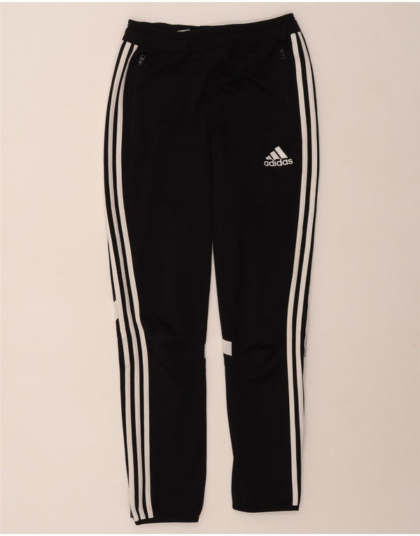 Spodnie dresowe Adidas dziewczęce Climacool 13-14 lat XL, czarne, z blokami kolorów
