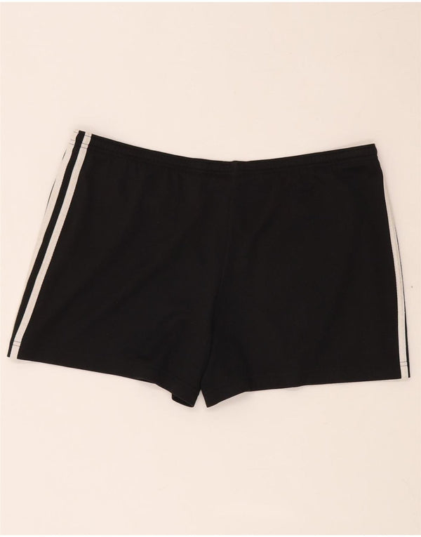 Damskie spodenki sportowe ADIDAS UK 14, średni czarny poliester