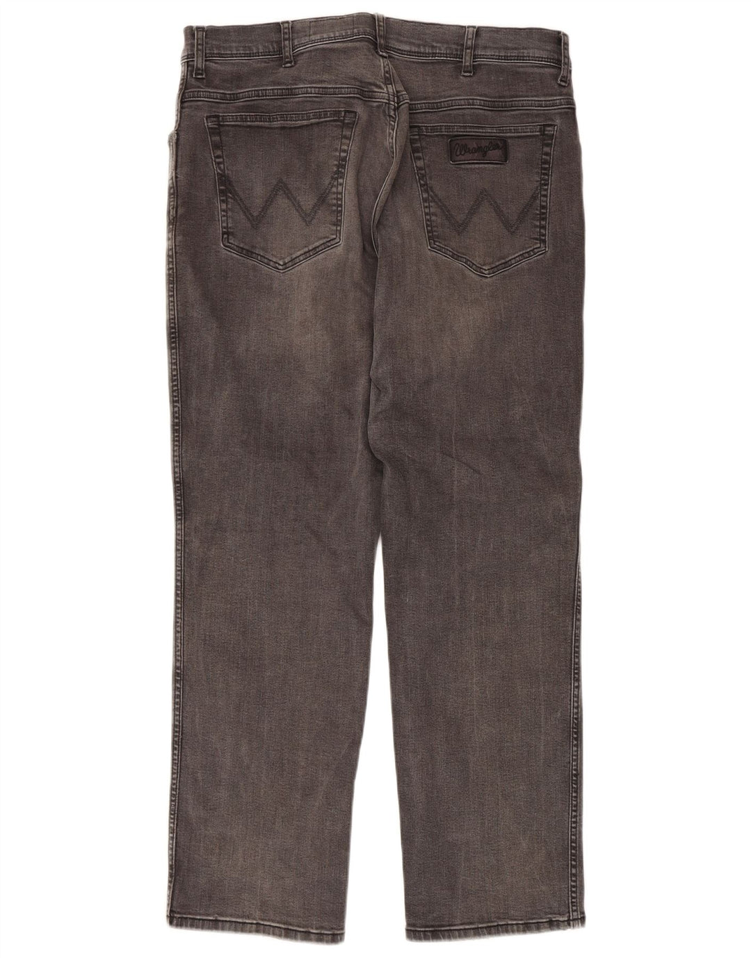 Męskie jeansy Wrangler Texas Straight W36 L30 Szara bawełna