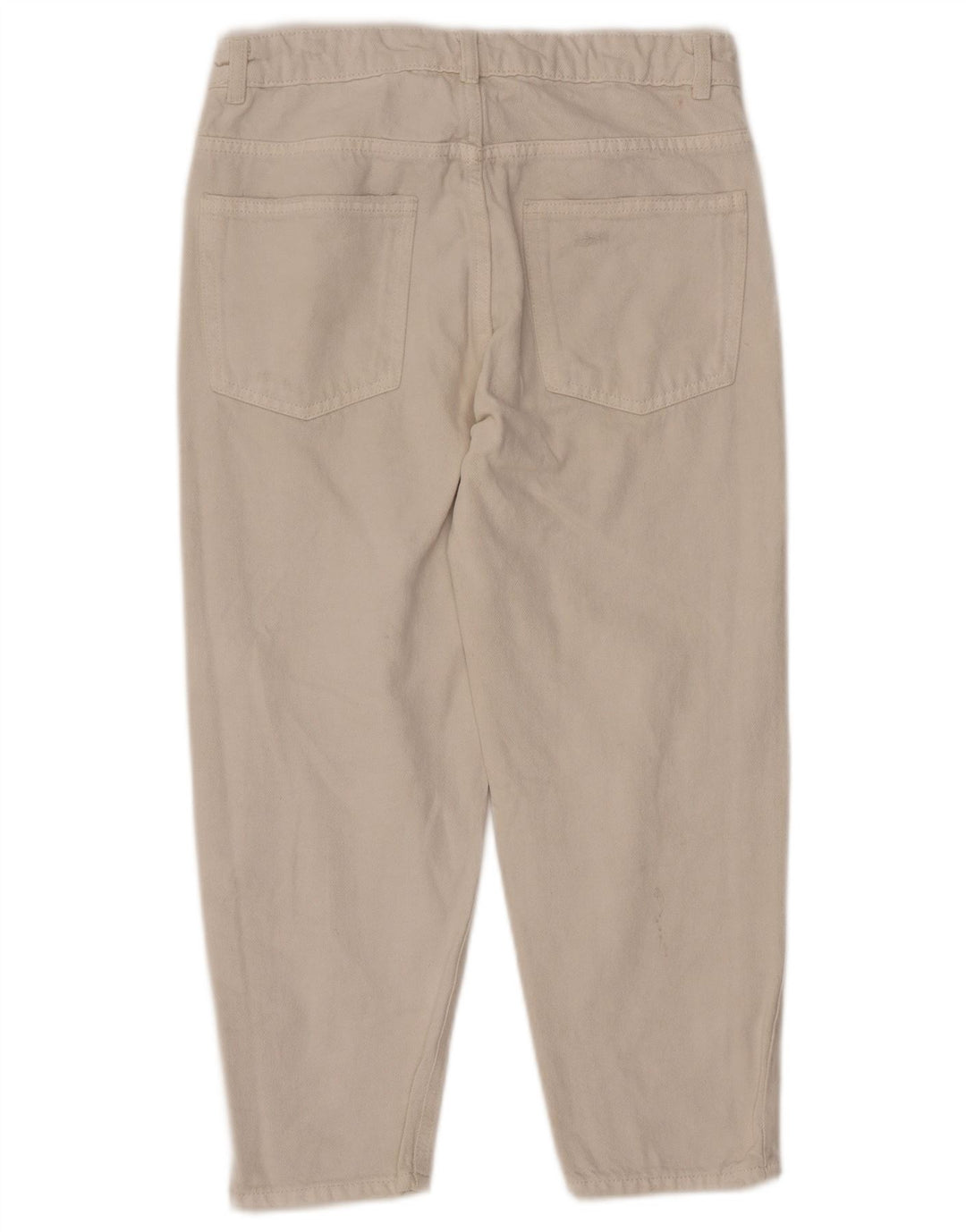 Zwężane dżinsy dziewczęce ZARA z wysokim stanem, 13-14 lat W28 L22 Białe