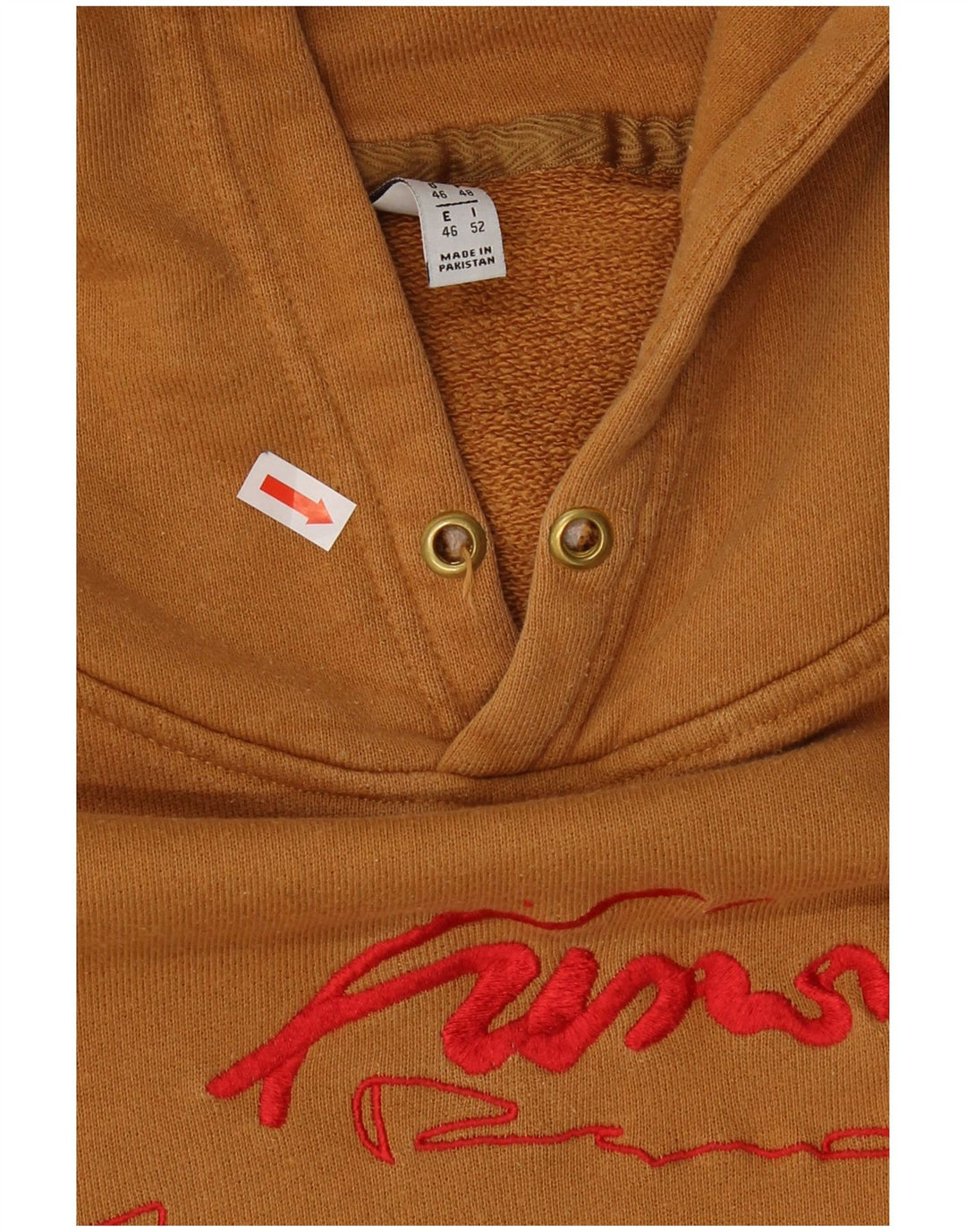 Damska bluza z kapturem Adidas Graphic Oversized UK 20 2XL brązowa