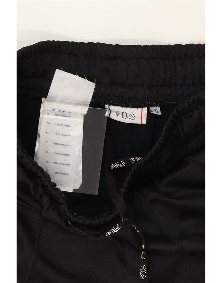 FILA Mens Tracksuit Trousers Small  Black Colourblock Polyester Vintage Fila and Second-Hand Fila from Messina Hembry 